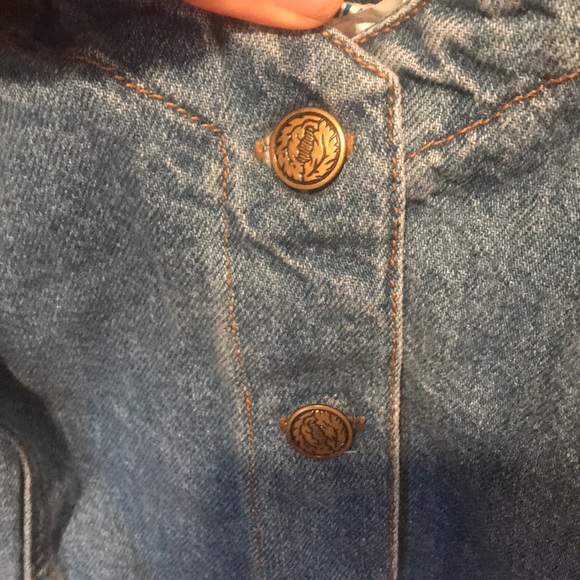 Beautiful Vintage Plus Size Denim Pinafore Dress - Picture 5 of 8